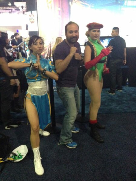 capcom-e3-booth-me-with-the-ladies